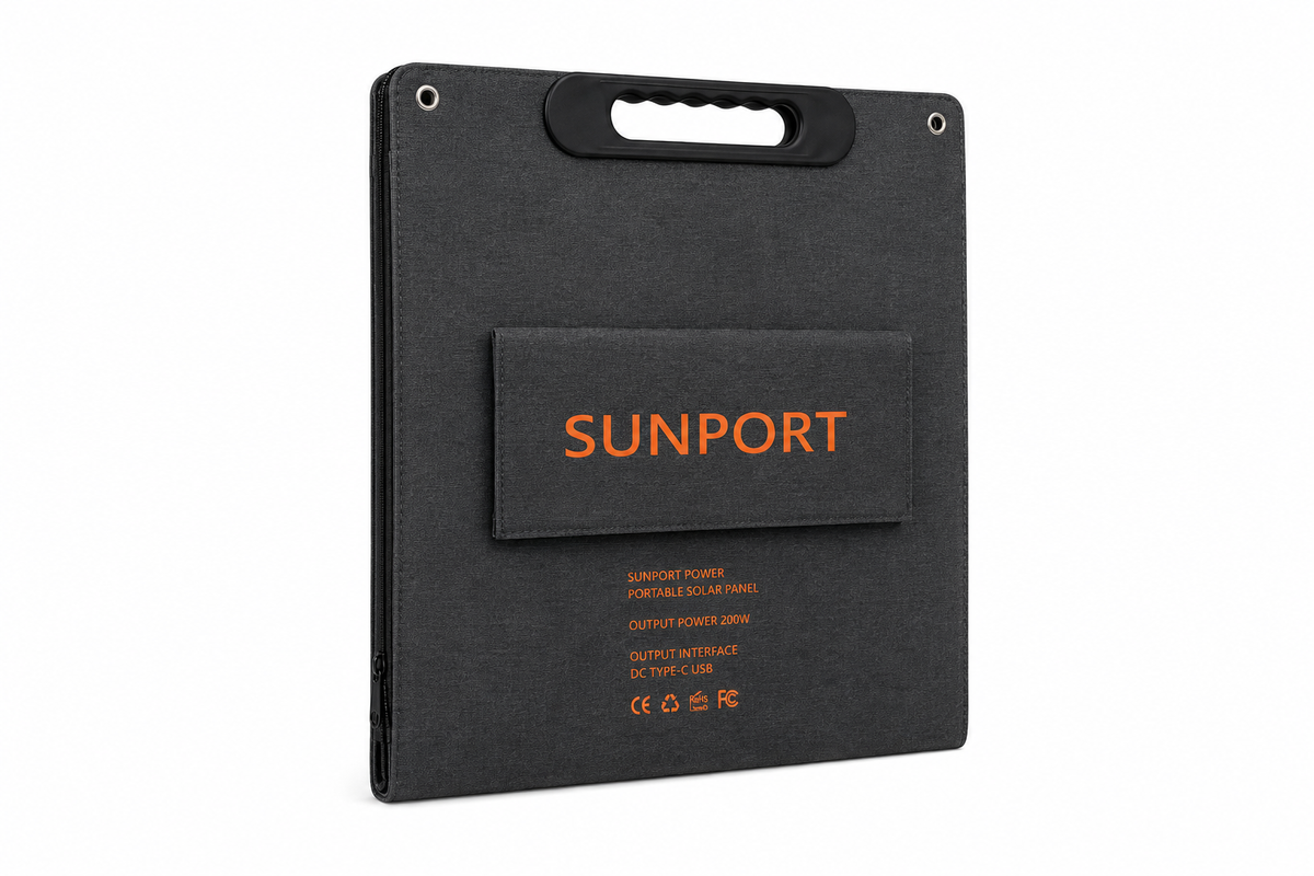 SUNPORT 200W Foldable Solar Panel – Portable Solar Charger